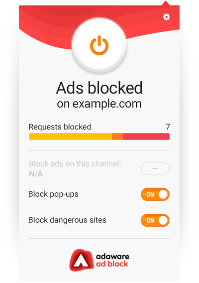 ad block user interface