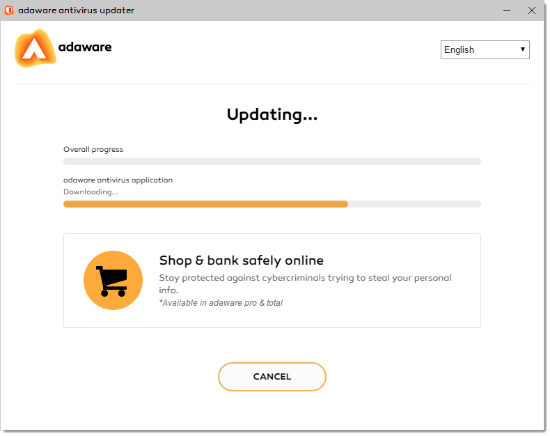 Updating Process window